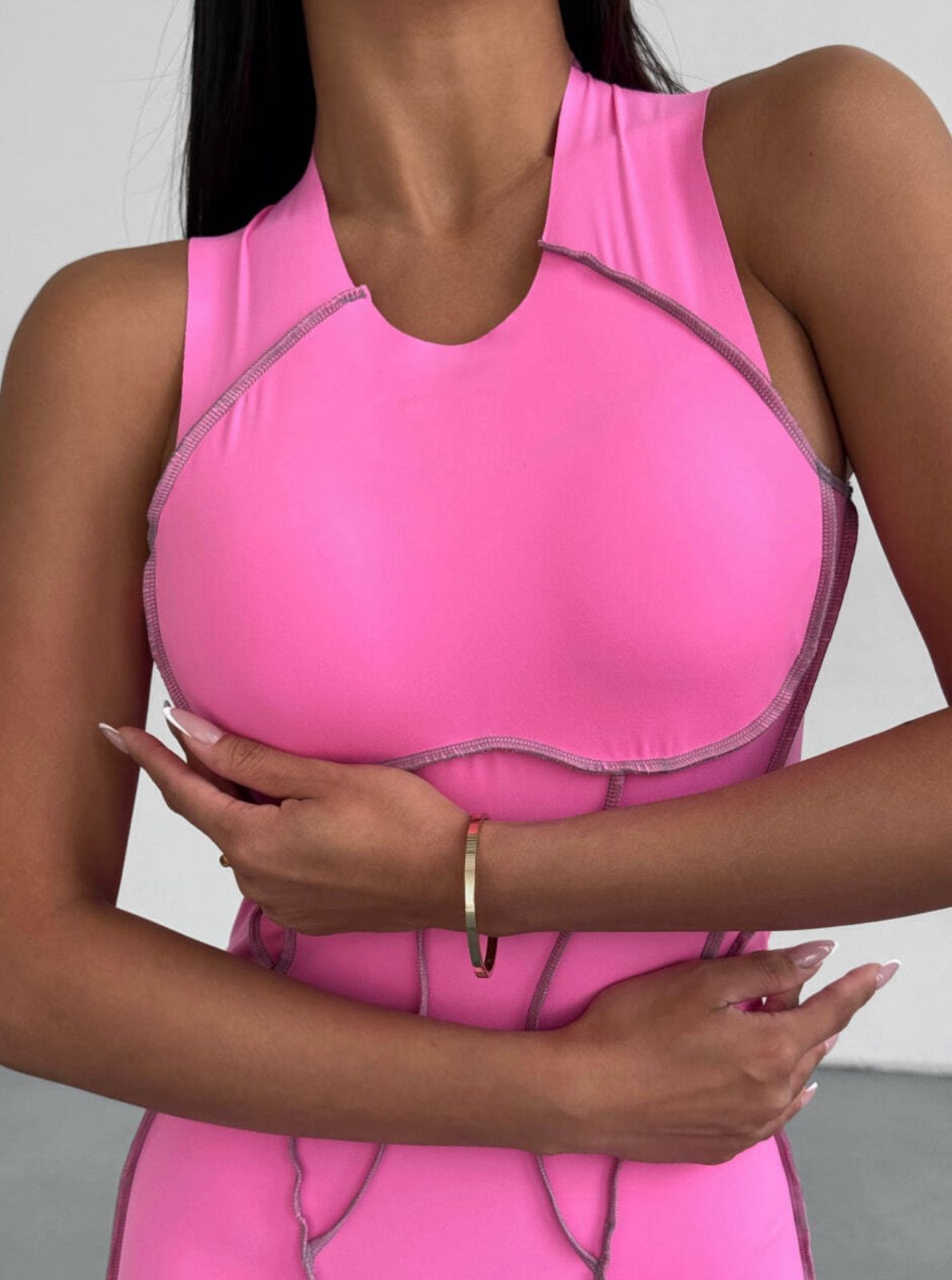 GALAXY HALTER ROSA - JUMPSUIT