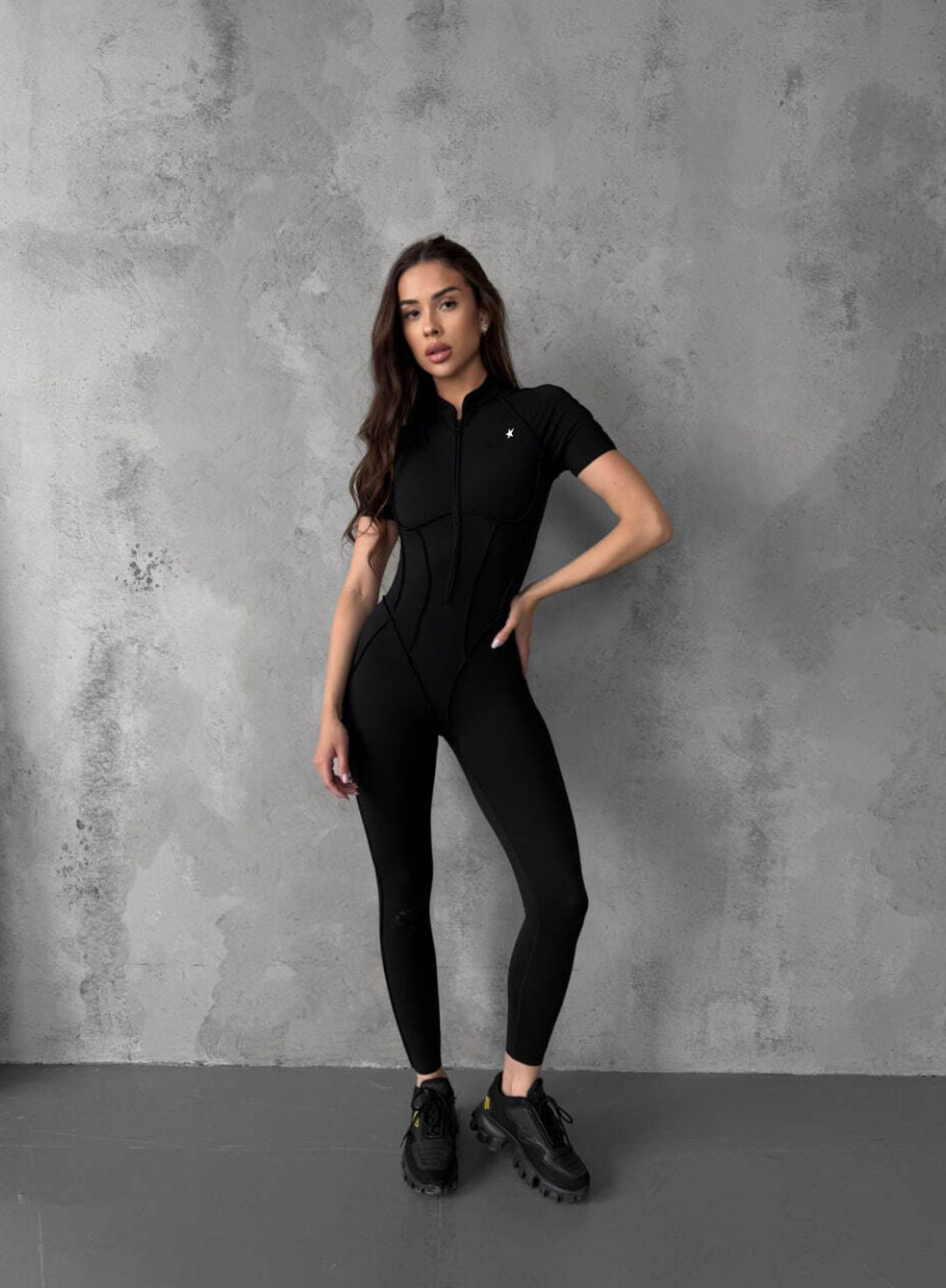 GALAXY ZIP TINY NEGRO - JUMPSUIT