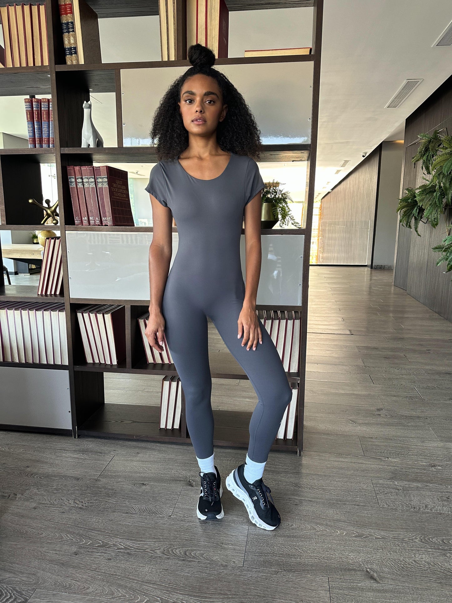 SQUARE FULL GRAY - JUMPSUIT