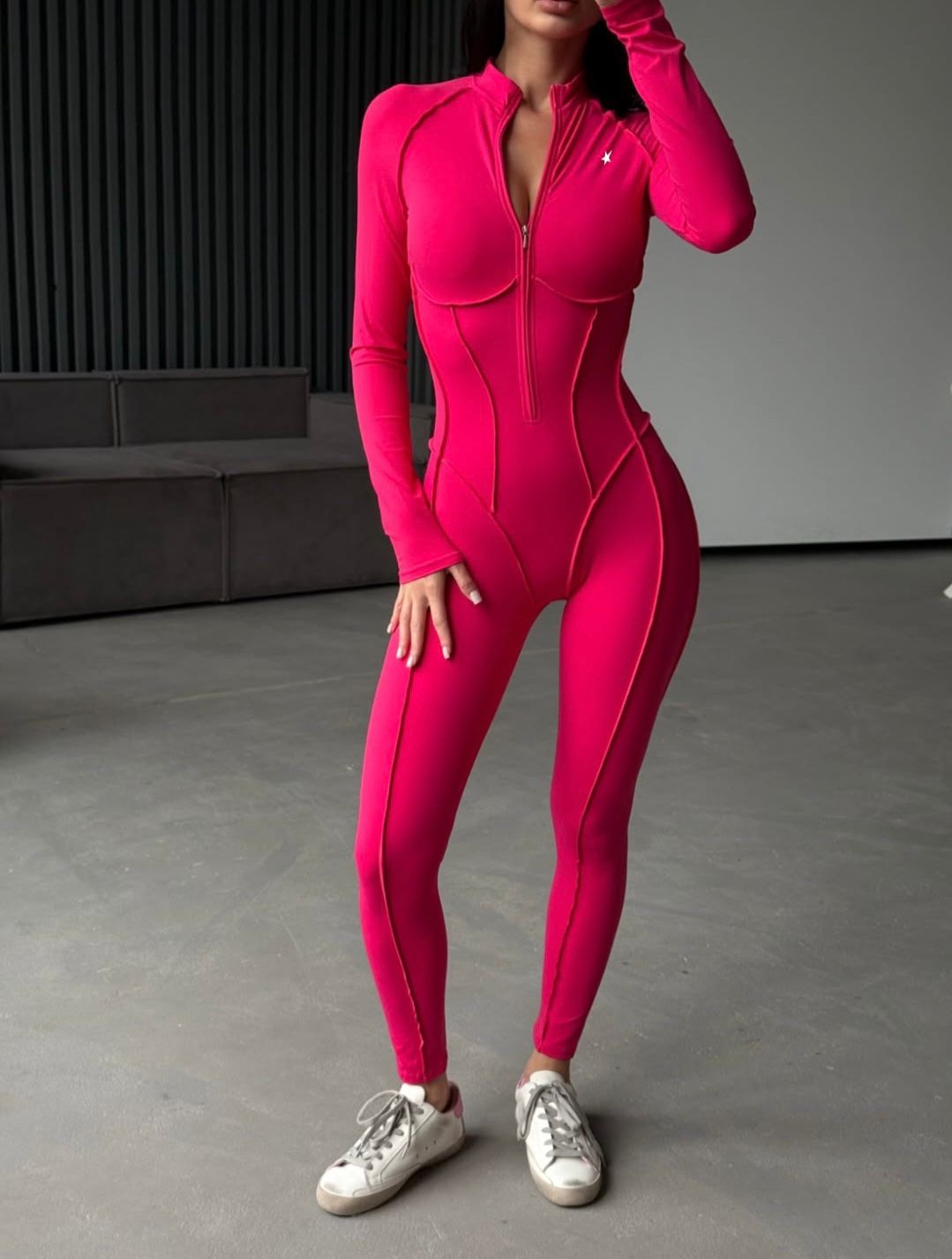 GALAXY SWEET ZIP FULL ROSA / JUMPSUIT