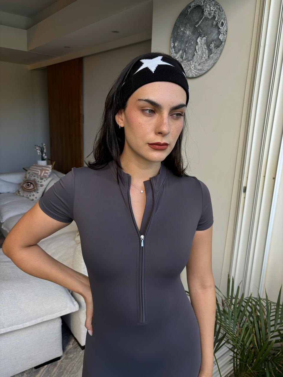 ZIP TINY GRIS - JUMPSUIT