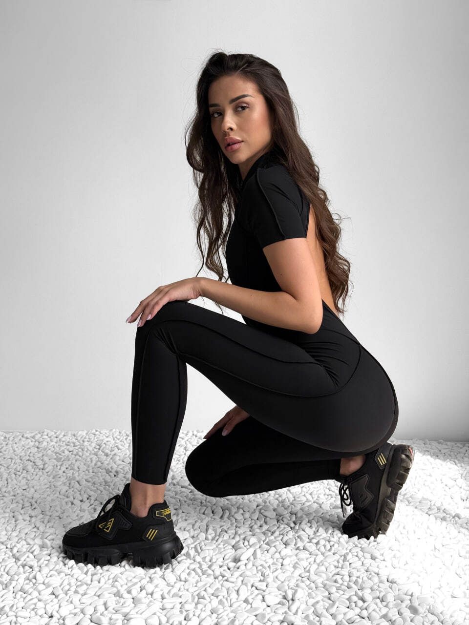 GALAXY ZIP TINY NEGRO - JUMPSUIT