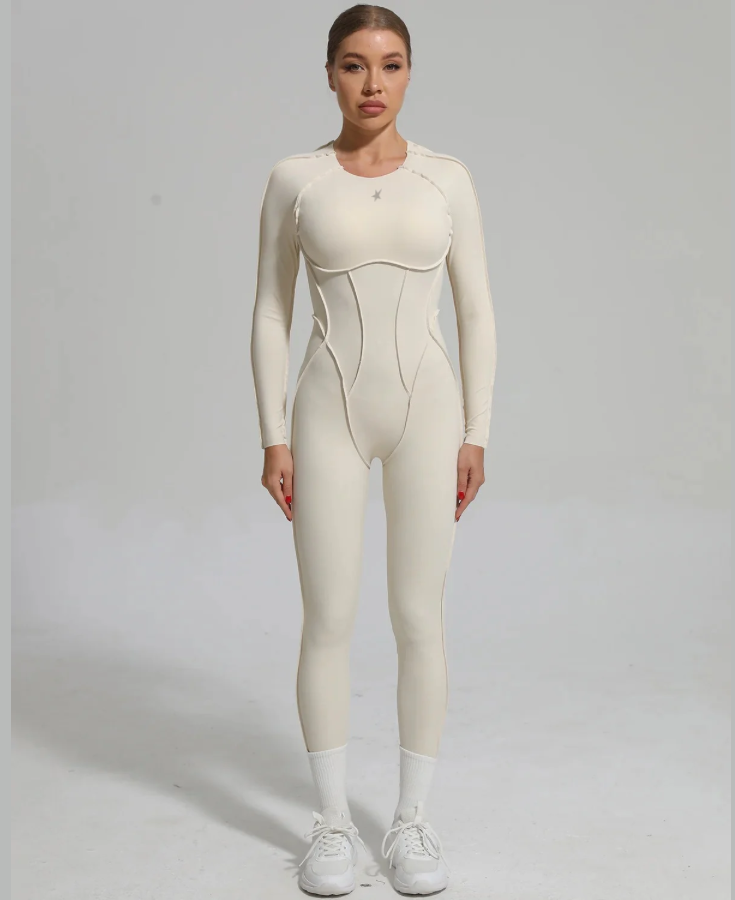 GALAXY FULL - CREAM -JUMPSUIT
