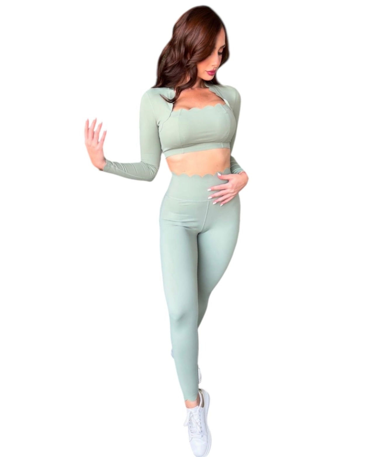 CORDELIA OLIVE WAVES - SET