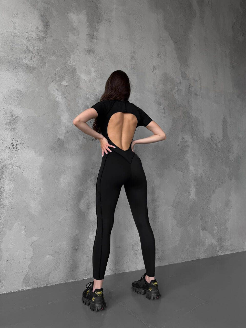 GALAXY ZIP TINY NEGRO - JUMPSUIT