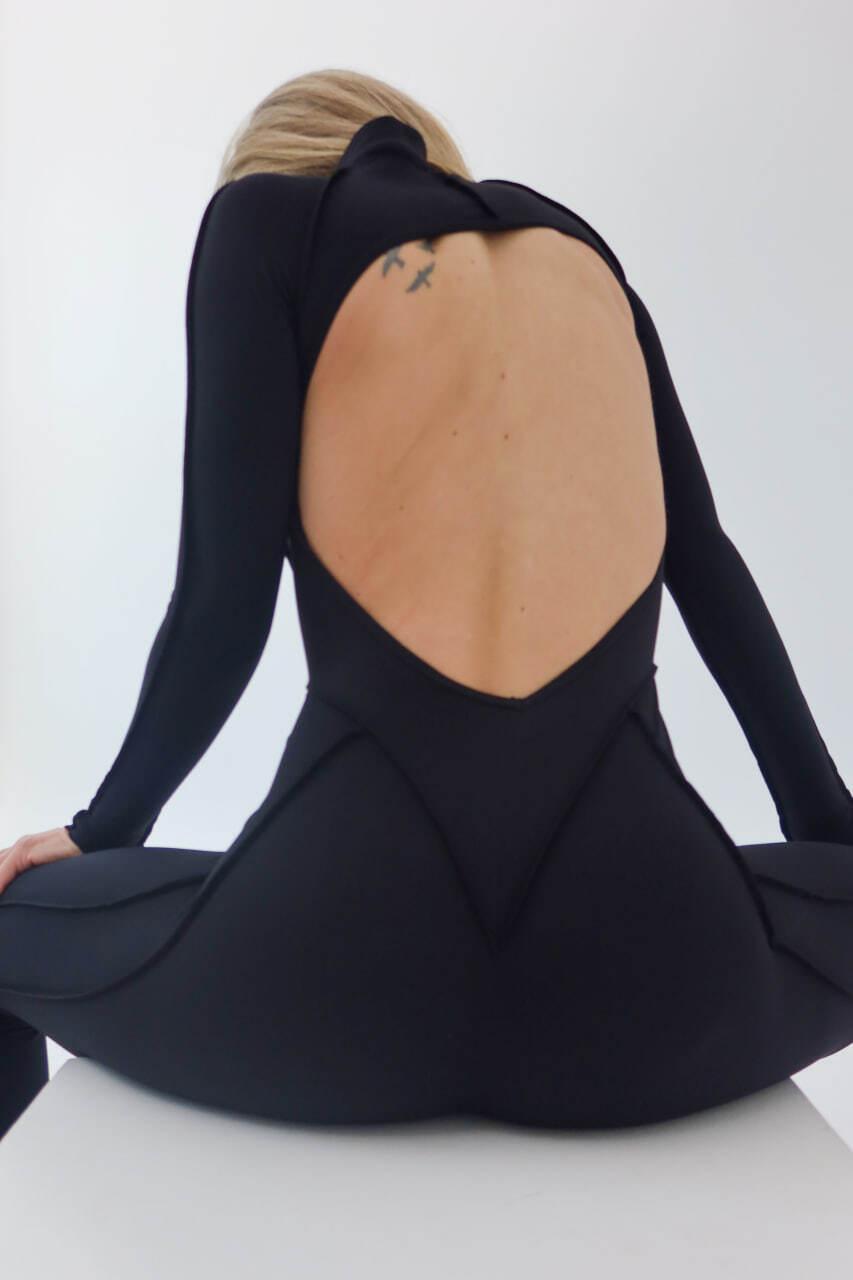 GALAXY ZIP FULL NEGRO - JUMPSUIT