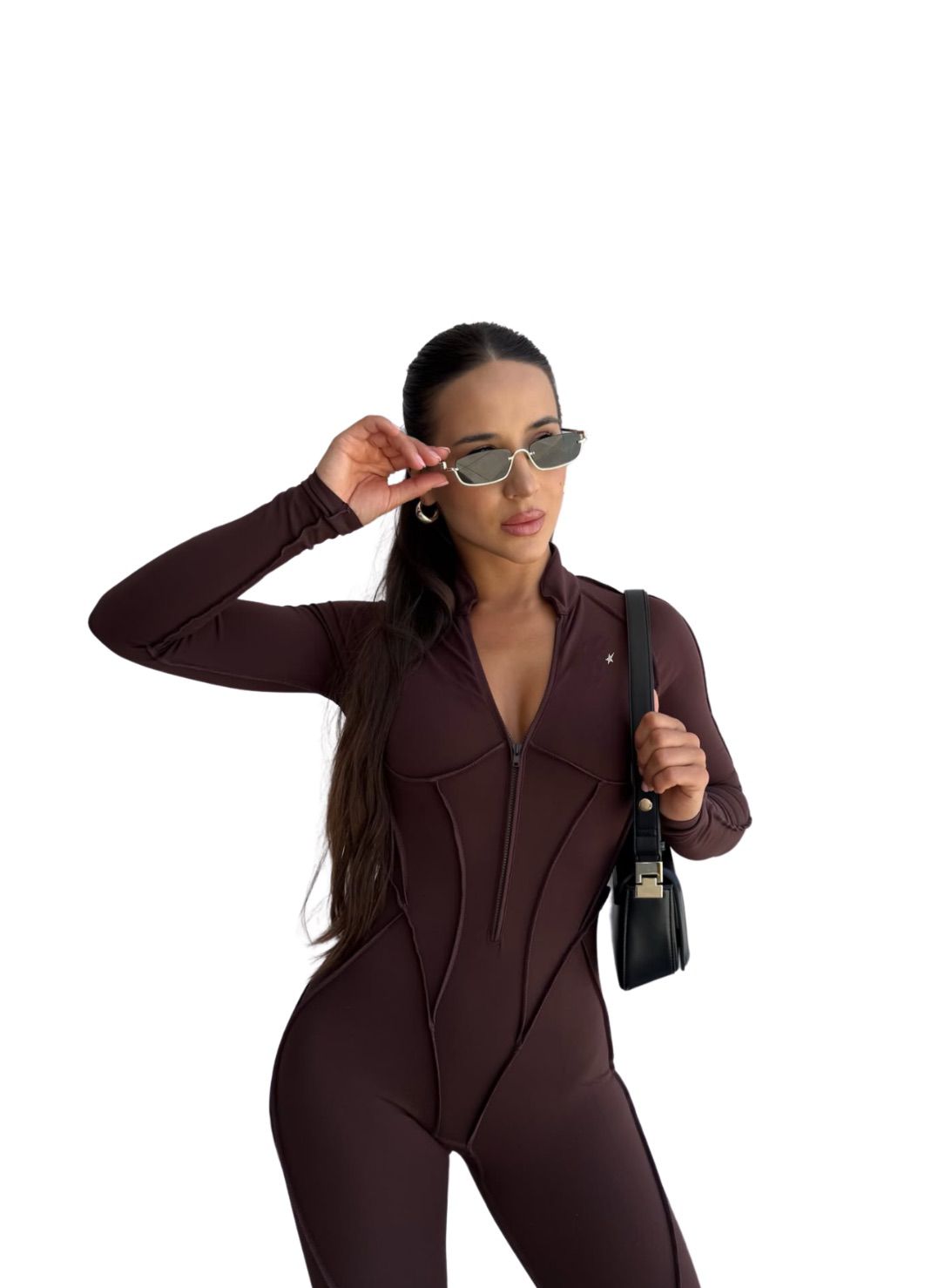 GALAXY ZIP FULL CAFE - JUMPSUIT