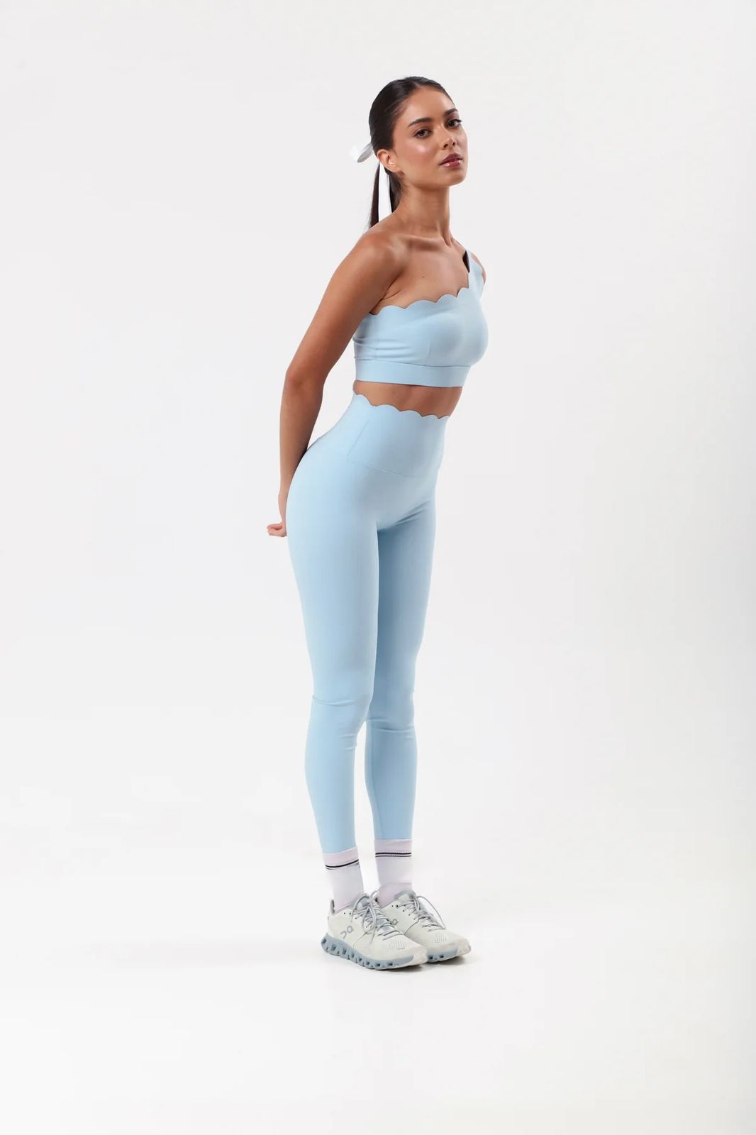 SHOULDER WAVES BABY BLUE / SET
