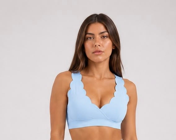 NEREA WAVES AZUL  - TOP