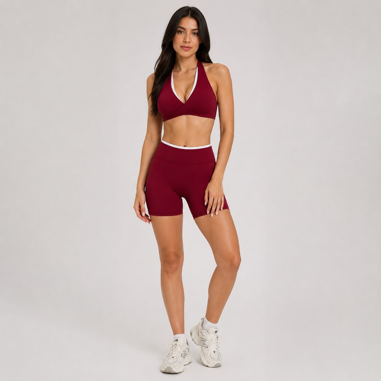 NUDO ROJO TINTO - SET SHORT BIKER