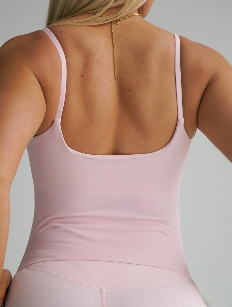 TOP SARA TANK - 2 FLARE ROSA
