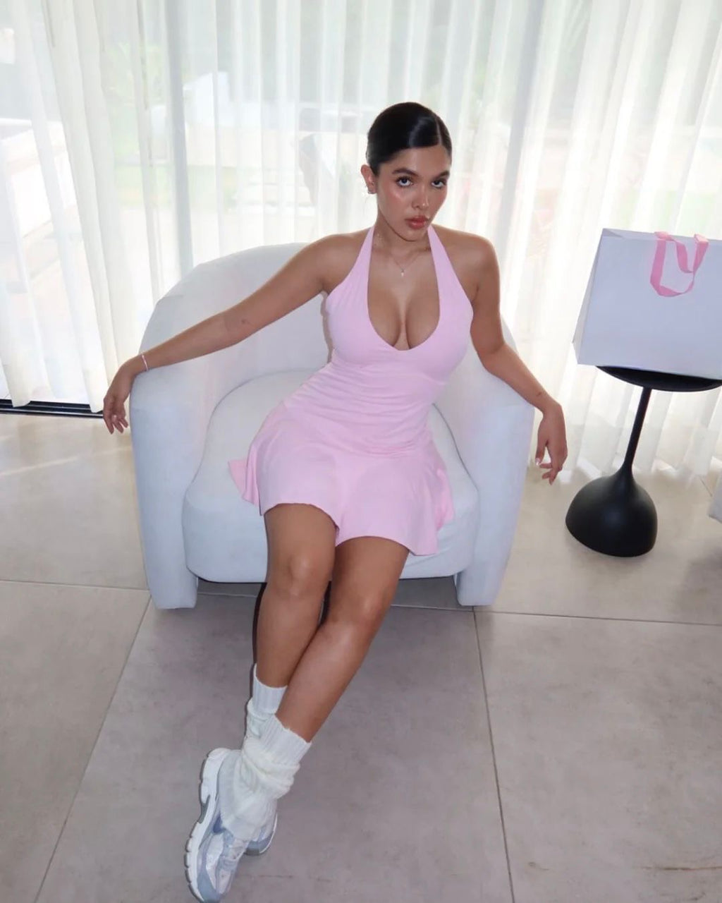 VESTIDO ROSA