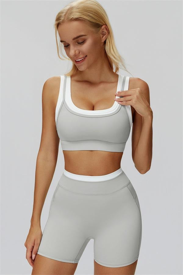 T SHIRT GRIS - SET