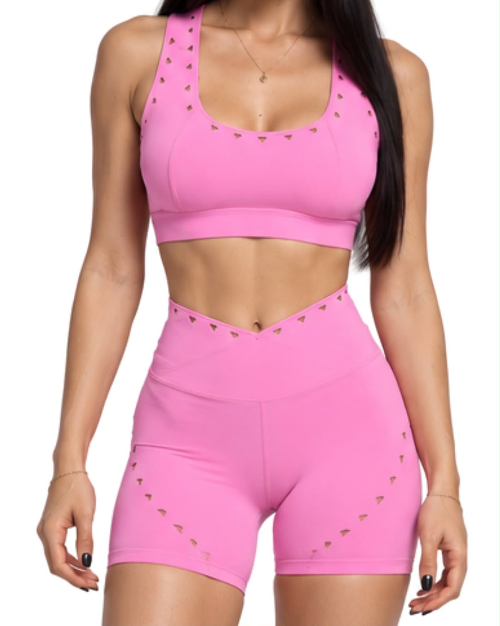 SET TRIANGLE PINK - BIKER