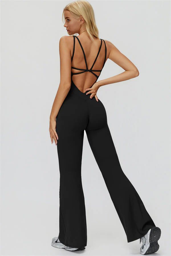 HAILEY FLARE NEGRO / JUMPSUIT