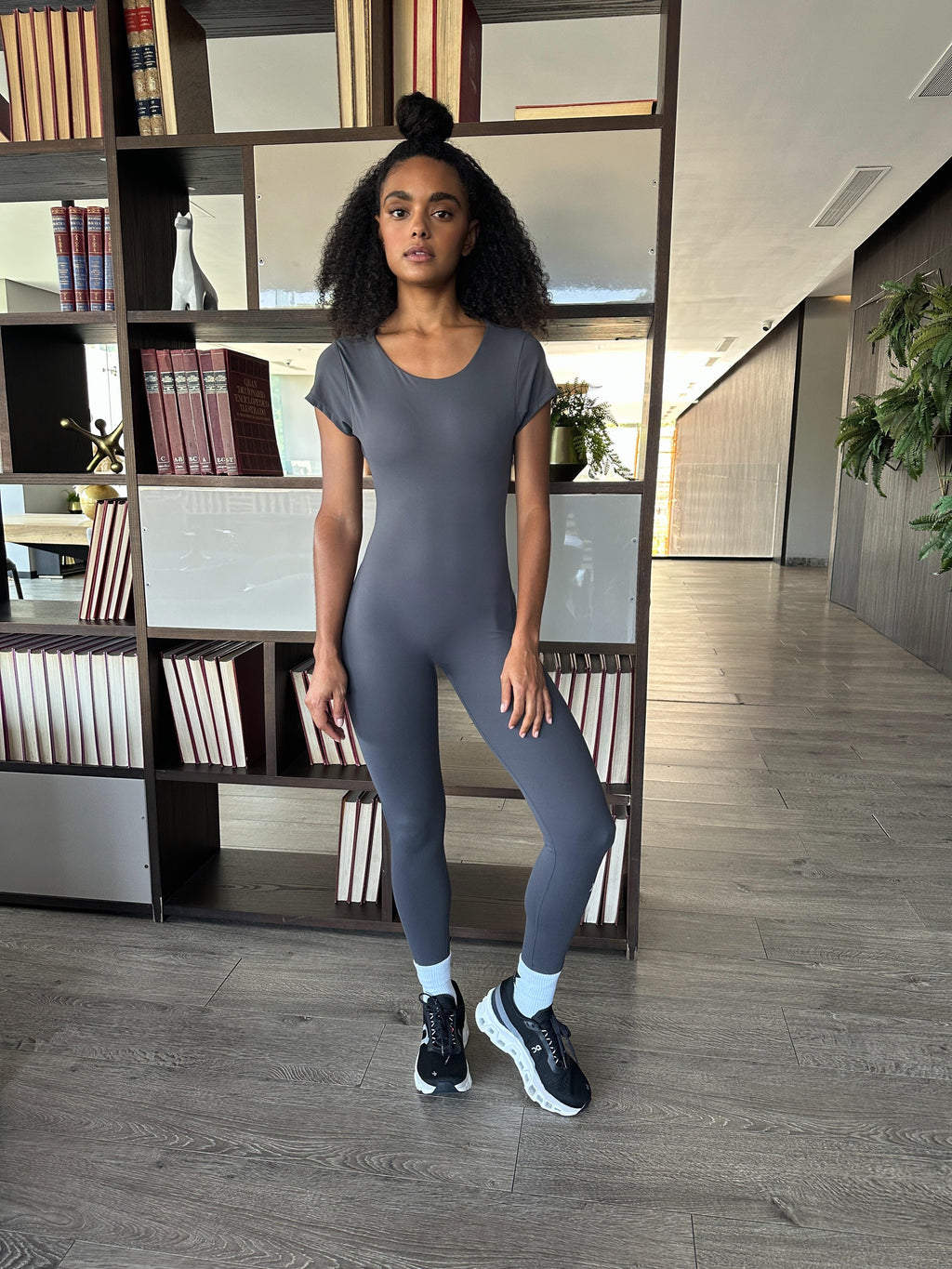 SQUARE FULL GRAY - JUMPSUIT