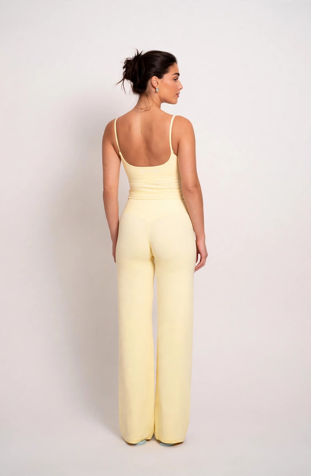 LEGGING SARA TANK - 2 FLARE AMARILLO