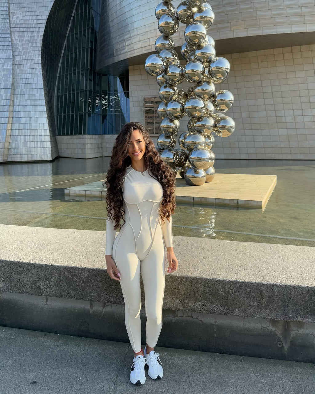 GALAXY FULL IVORY  -JUMPSUIT