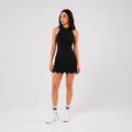 HALTER WAVES NEGRO - VESTIDO