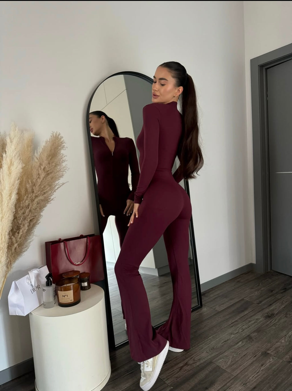 ZIP FLARE TINTO - JUMPSUIT
