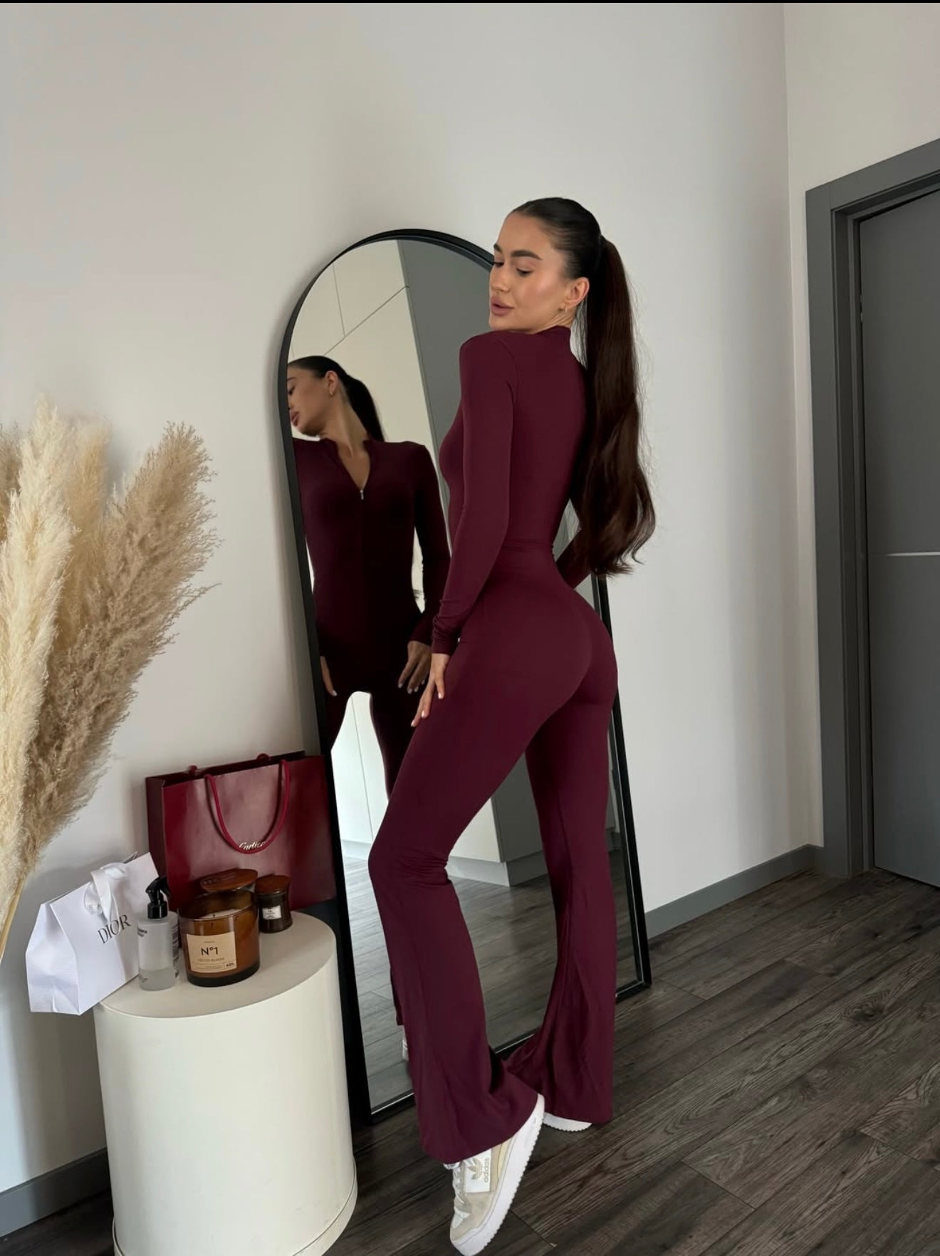 ZIP FLARE TINTO - JUMPSUIT