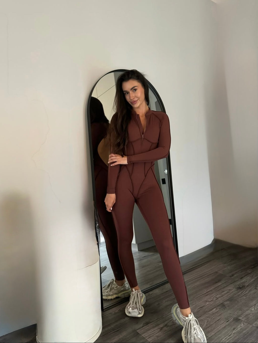 GALAXY ZIP FULL CAFE - JUMPSUIT