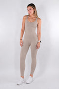 HAILEY SKINNY BEIGE - JUMPSUIT