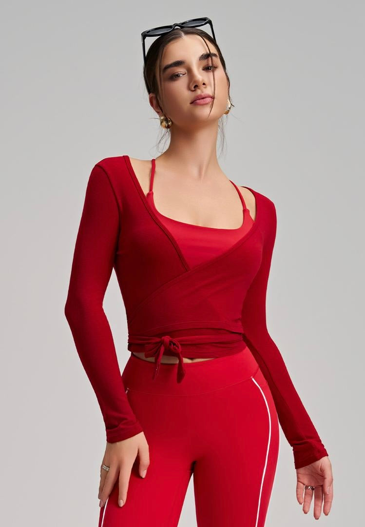 WRAP TOP - ROJO