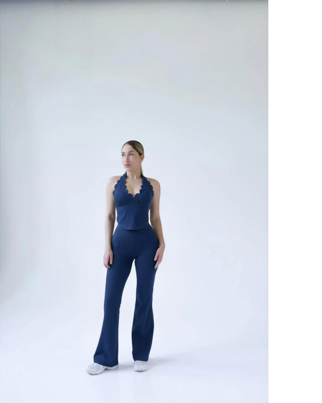 SET NEREA HALTER - AZUL