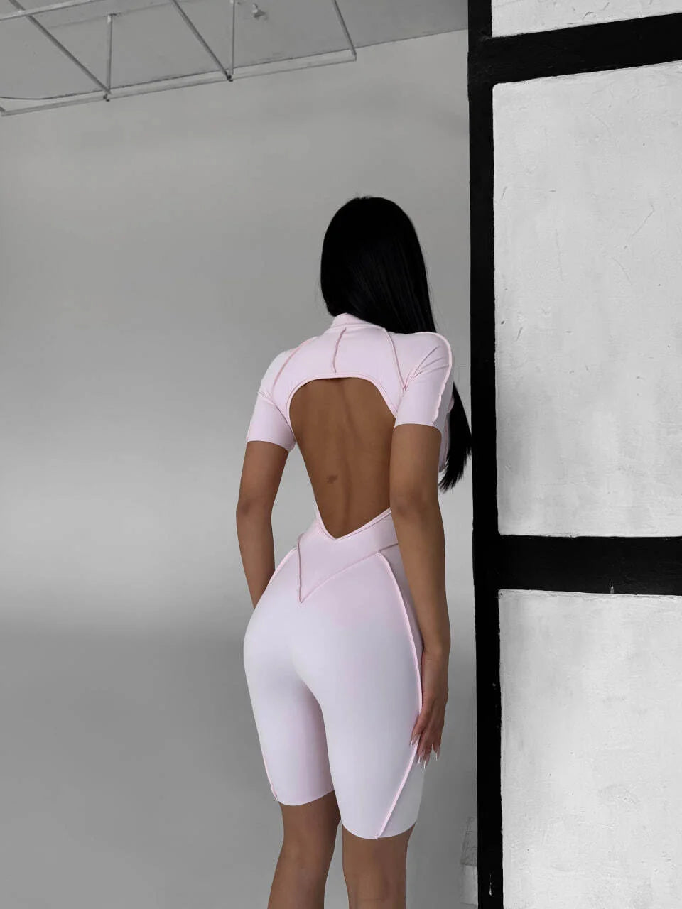 GALAXY ZIP BABY ROSA PASTEL - JUMPSUIT