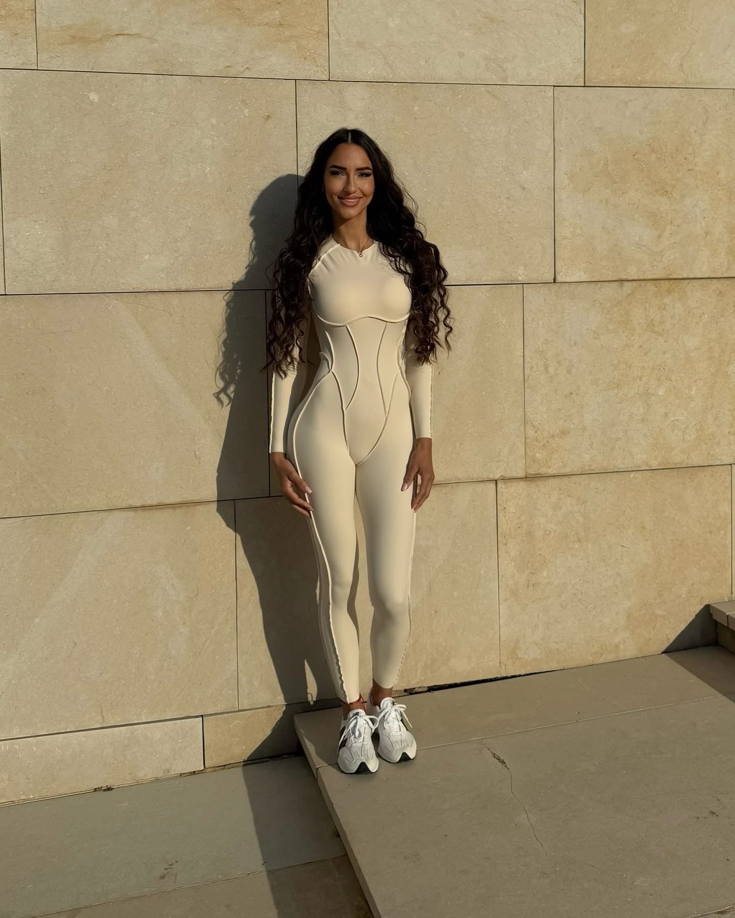 GALAXY FULL IVORY  -JUMPSUIT