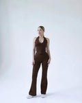 SET NEREA HALTER - CAFÉ CHOCOLATE