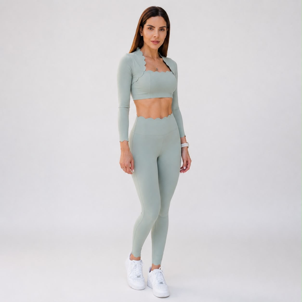 CORDELIA WAVES VERDE OLIVO - SET