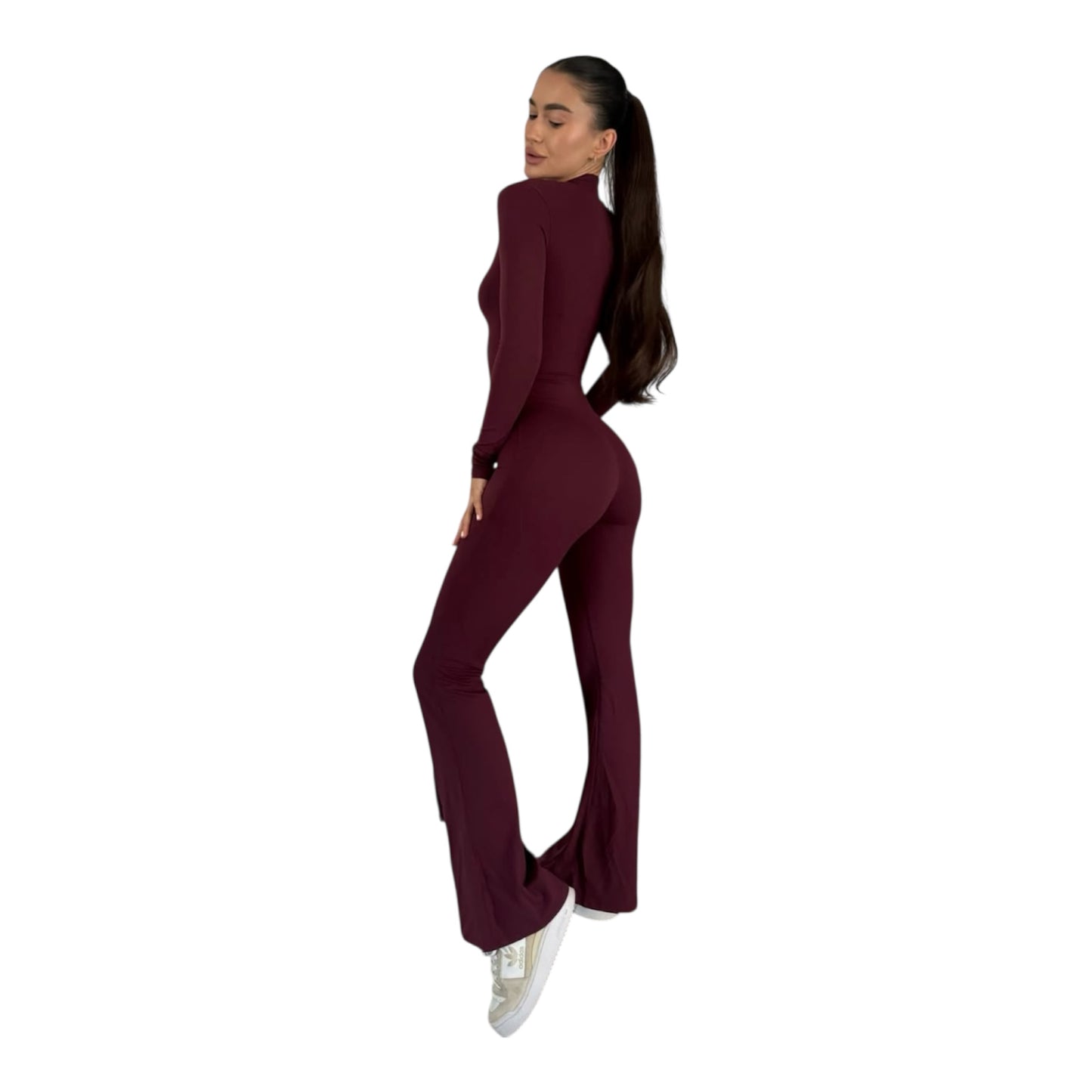 ZIP FLARE TINTO - JUMPSUIT