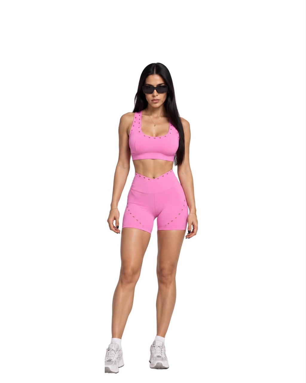 SET TRIANGLE PINK - BIKER