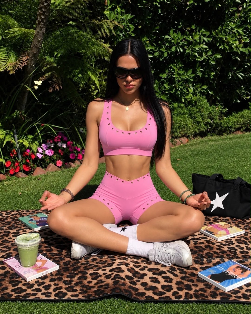 SET TRIANGLE PINK - BIKER