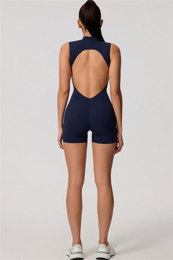 PETRA HALTER AZUL MARINO / JUMPSUIT