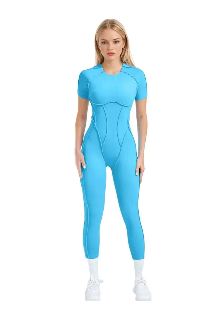 GALAXY TINY AZUL FLAME- JUMPSUIT