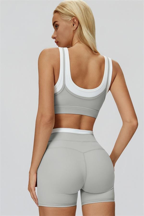 T SHIRT GRIS - SET