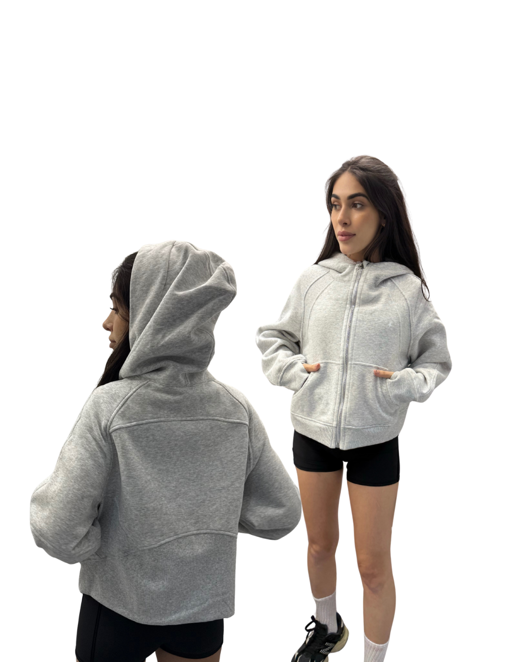 TEDDY JACKET / GRIS CLARO