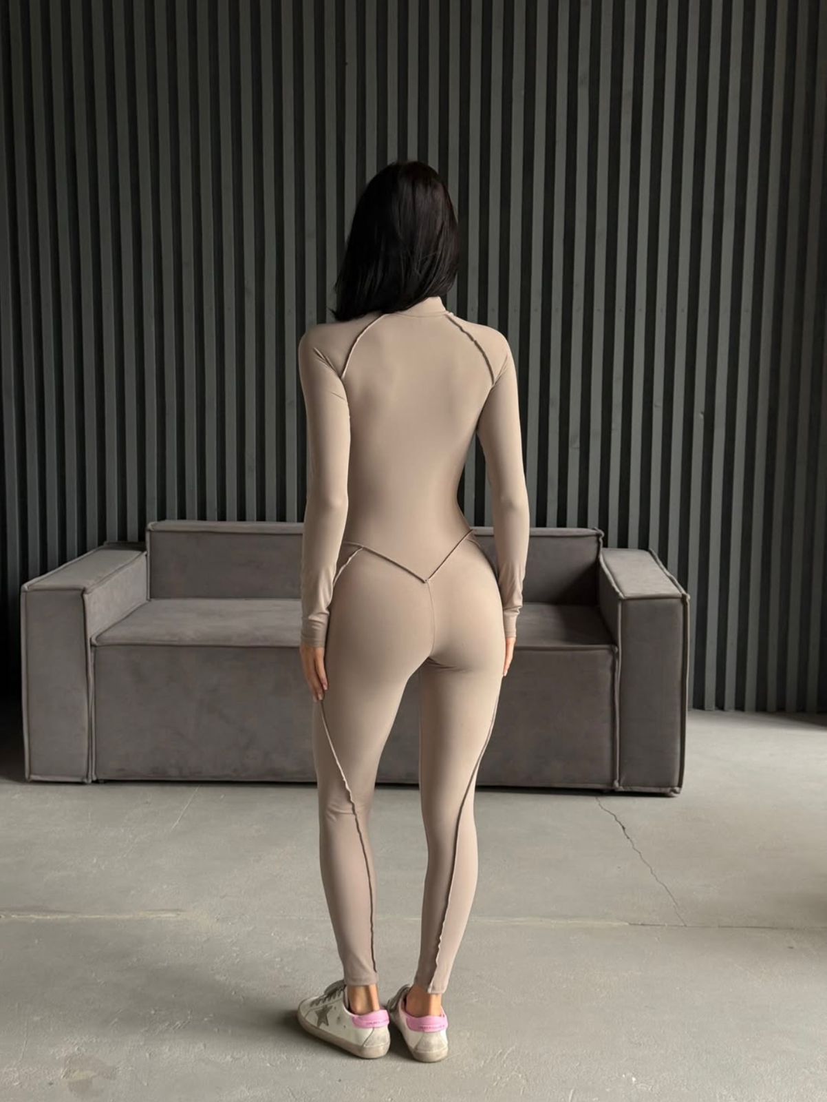 GALAXY SWEET ZIP FULL NUDE- / JUMPSUIT