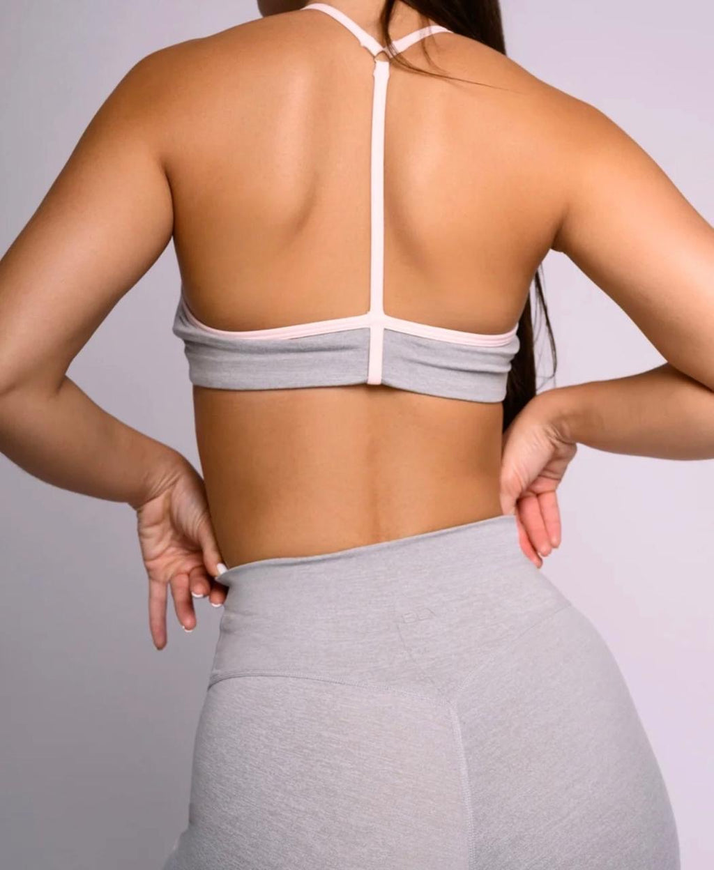 SHORT MIAMI - GRIS ROSA