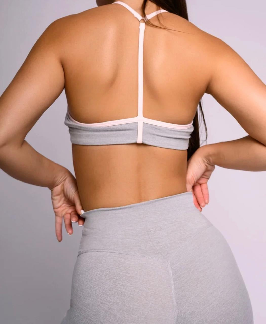 SHORT MIAMI - GRIS ROSA