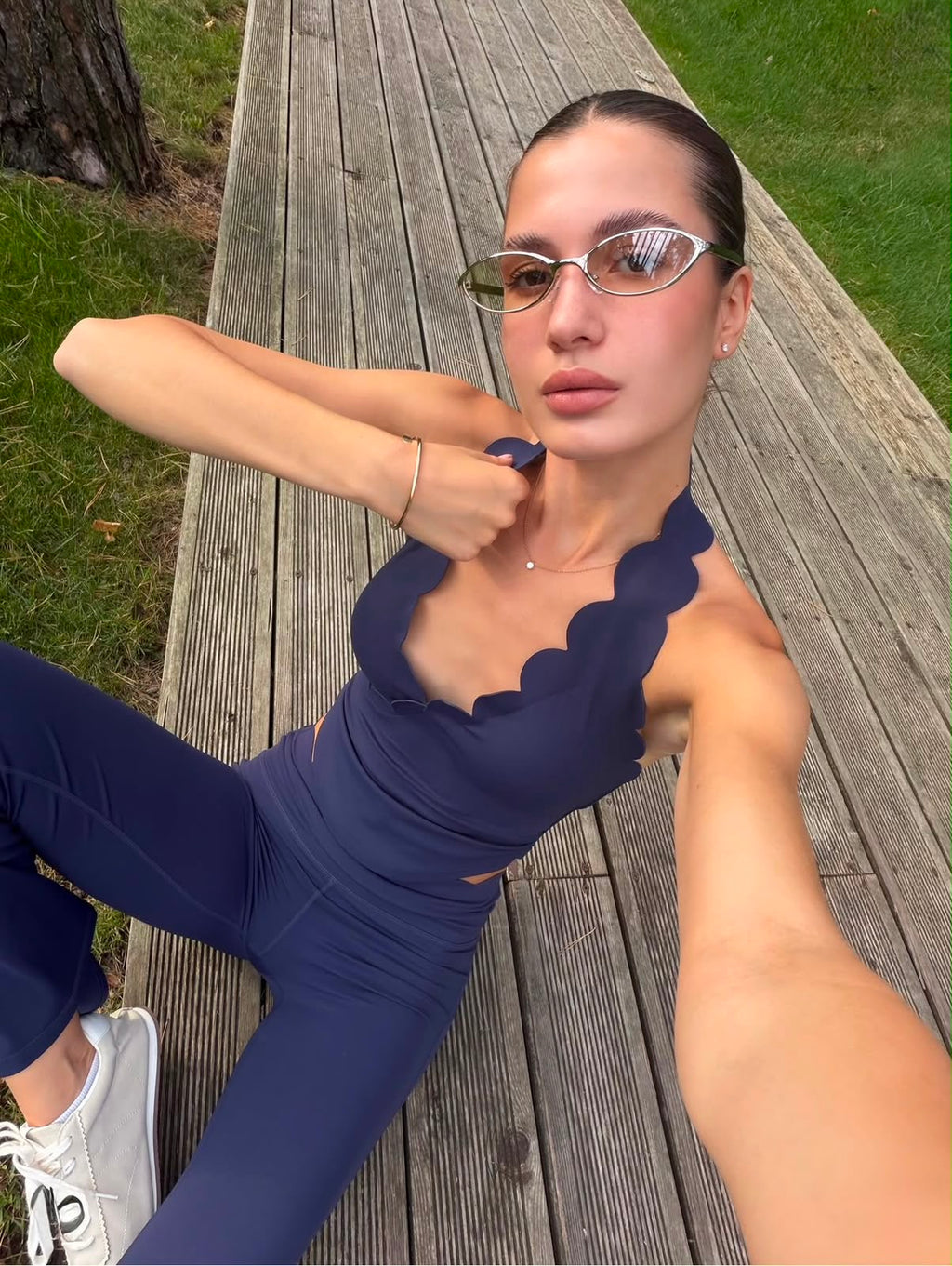 NEREA HALTER AZUL - TOP