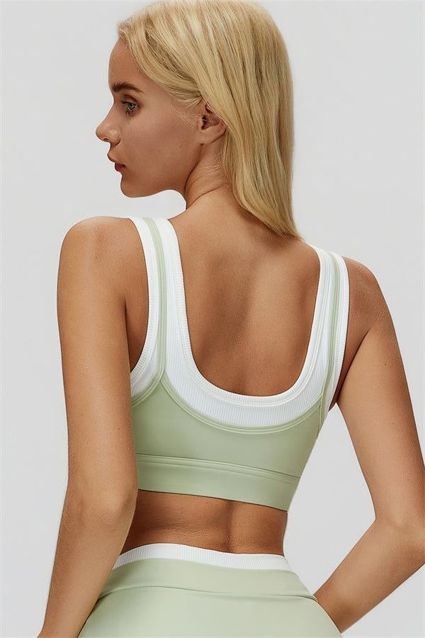 T SHIRT VERDE - SET FALDA