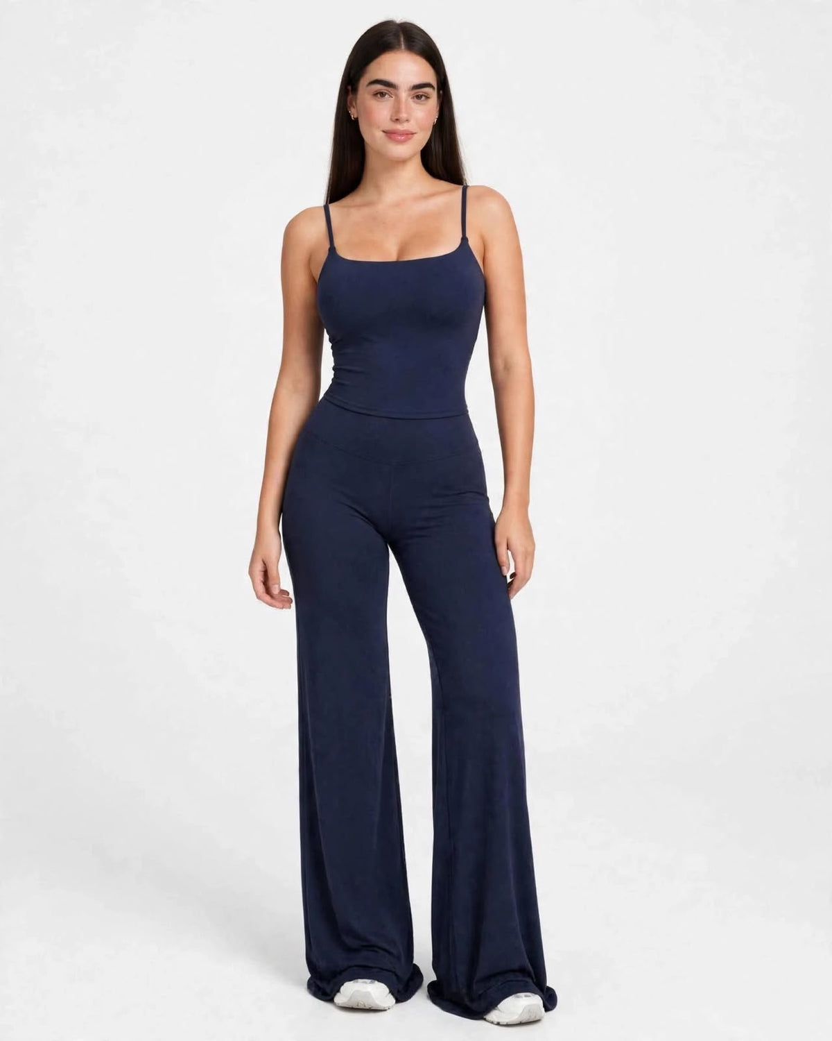 TOP SARA TANK - 2 FLARE AZUL