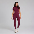 ZIP TINY MERLOT - JUMPSUIT