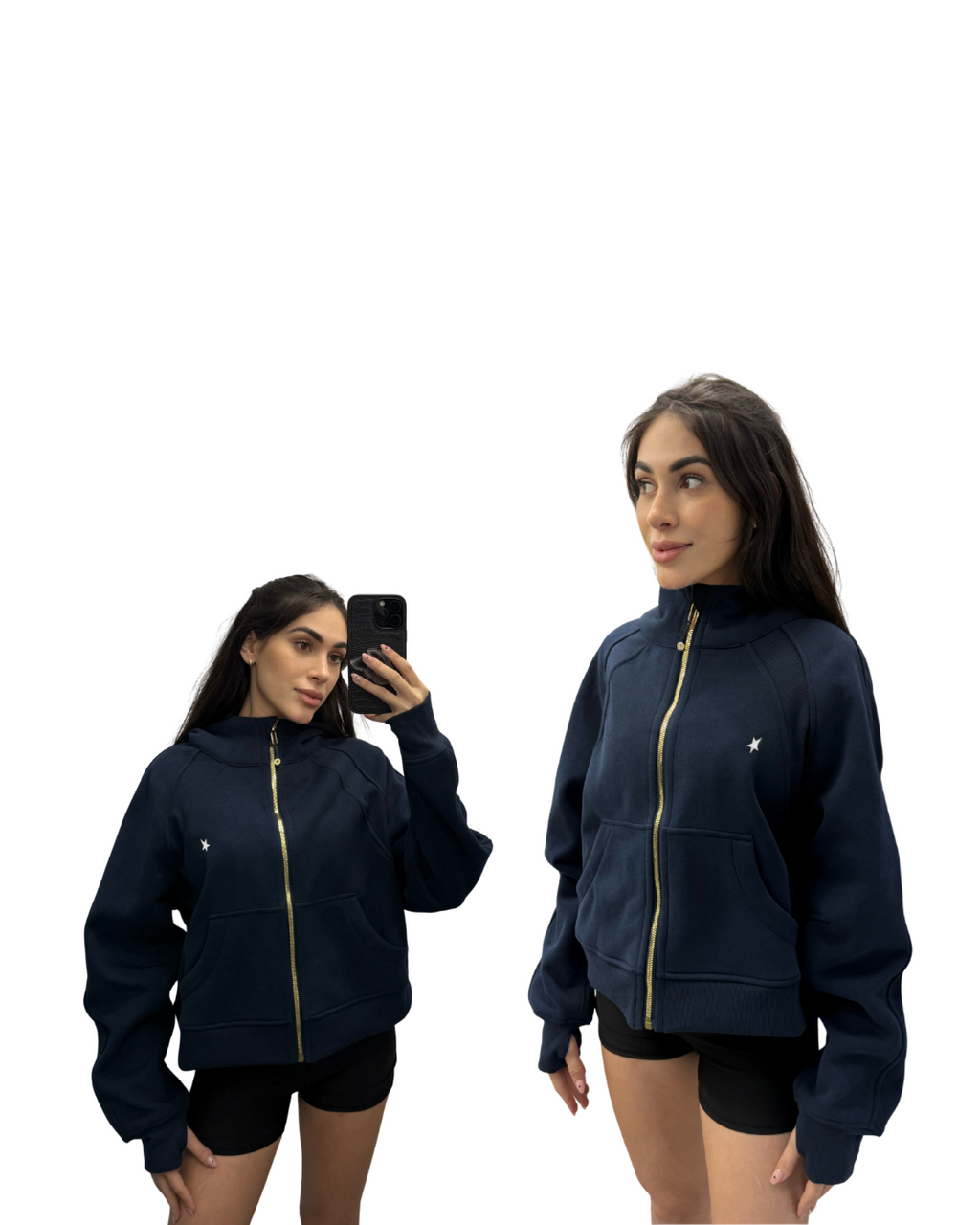 TEDDY JACKET / AZUL MARINO