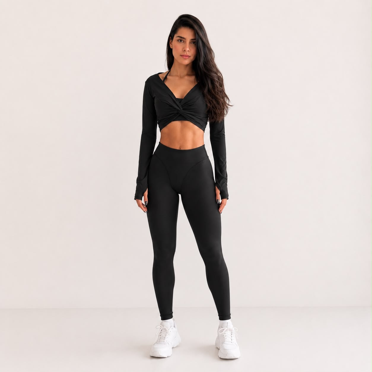 TOP BALLERINA - NEGRO