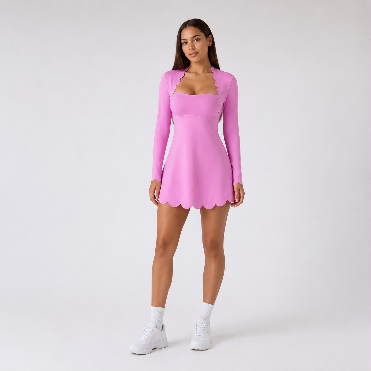 CORDELIA WAVES ROSA - VESTIDO